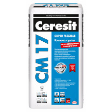 Высокоэластичная клеящая смесь Ceresit CM 17 Super Flexible 25кг