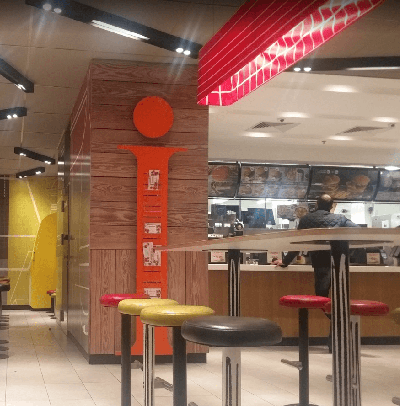 Европейский дизайн в McDonalds