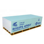 Гипсокартон влагостойкий Rigips 4PRO Hydro (стеновой), 12.5*1200*2000 мм