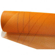 Сетка стеклотканная ячейка 5*5 мм (145 г/см²), 50 м² (оранжевая)