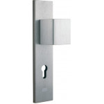 Дверная ручка AGAT, цвет - серебряный