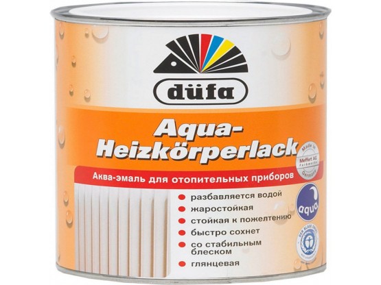 Аква-емаль Dufa Aqua-Heizkorperlack