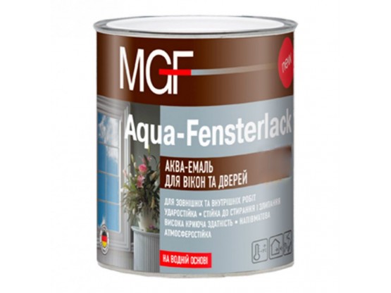 Акваэмаль для окон и дверей MGF Aqua-Fensterlack
