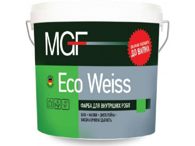 Белая краска Eco MGF Weiss M1