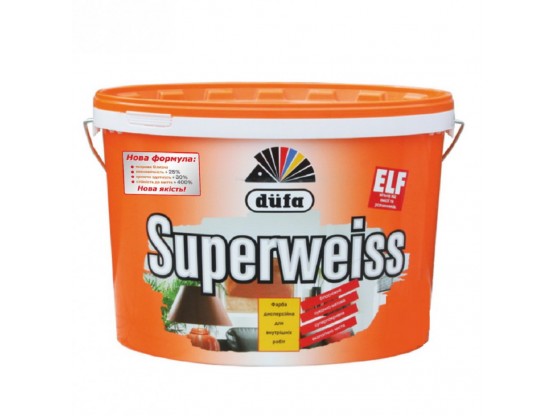 Білосніжна фарба Dufa D4 Superweiss