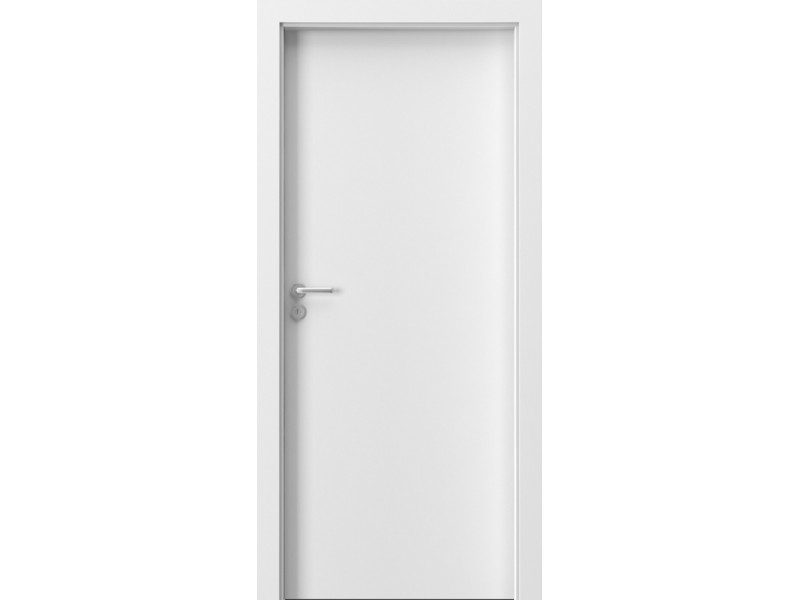 Полотно межкомнатной двери Porta Minimax (белое) 60-90 мм.