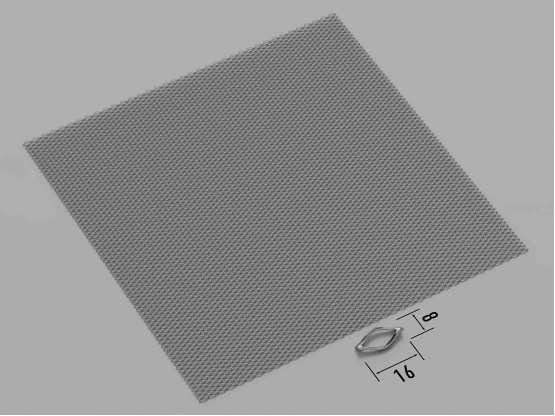 Касета-сітка ячейка 16x8 мм, Board, 600x600 мм