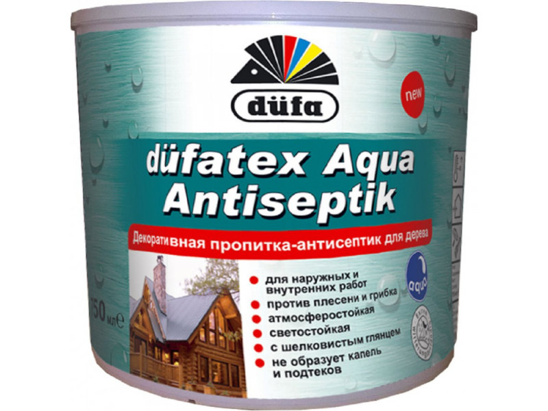 Пропитка - антисептик Dufatex Aqua Antiseptik (Белый)