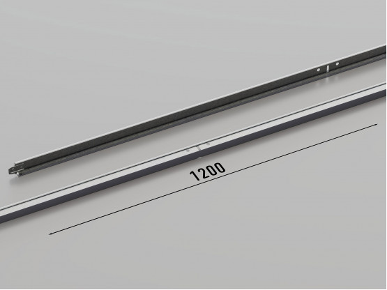 Профиль поперечный КЗС T-15 (RAL 7024), 1.2 м