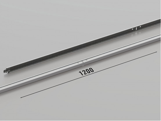 Профіль поперечний КЗС T-15 (RAL 9006), 1.2 м