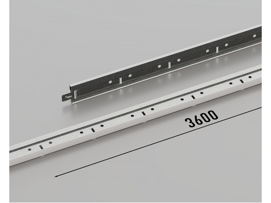 Профиль несущий КЗС T-15 (RAL 9003), 3.6 м