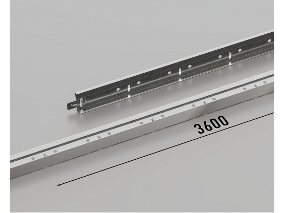 Профиль несущий КЗС T-24 (Хром), 3.6 м