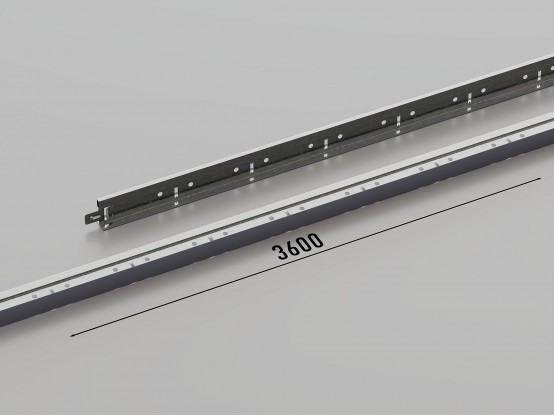 Профиль несущий КЗС T-24 (RAL 7024), 3.6 м