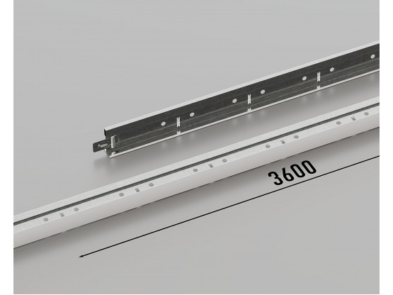 Профиль несущий КЗС T-24 (RAL 9003), 3.6 м