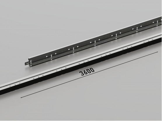 Профиль несущий КЗС T-24 (RAL 9005), 3.6 м