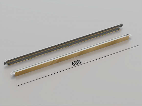 Профиль поперечный КЗС T-24 (Золото), 0.6 м