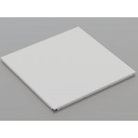 Металлическая кассета EcoStyle (RAL 9003), кромка — Board, 600x600 мм