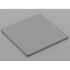 Металева касета (RAL 9006), кромка — Board, 595x595 мм