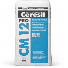 Клеящая смесь для напольных плит и керамогранита Ceresit СМ 12 Pro 27кг