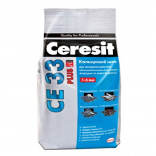 Затирка для плитки Ceresit CЕ 33 Plus (цветная) 5кг